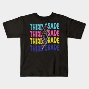 Third Grade Lightning bolt Kids T-Shirt